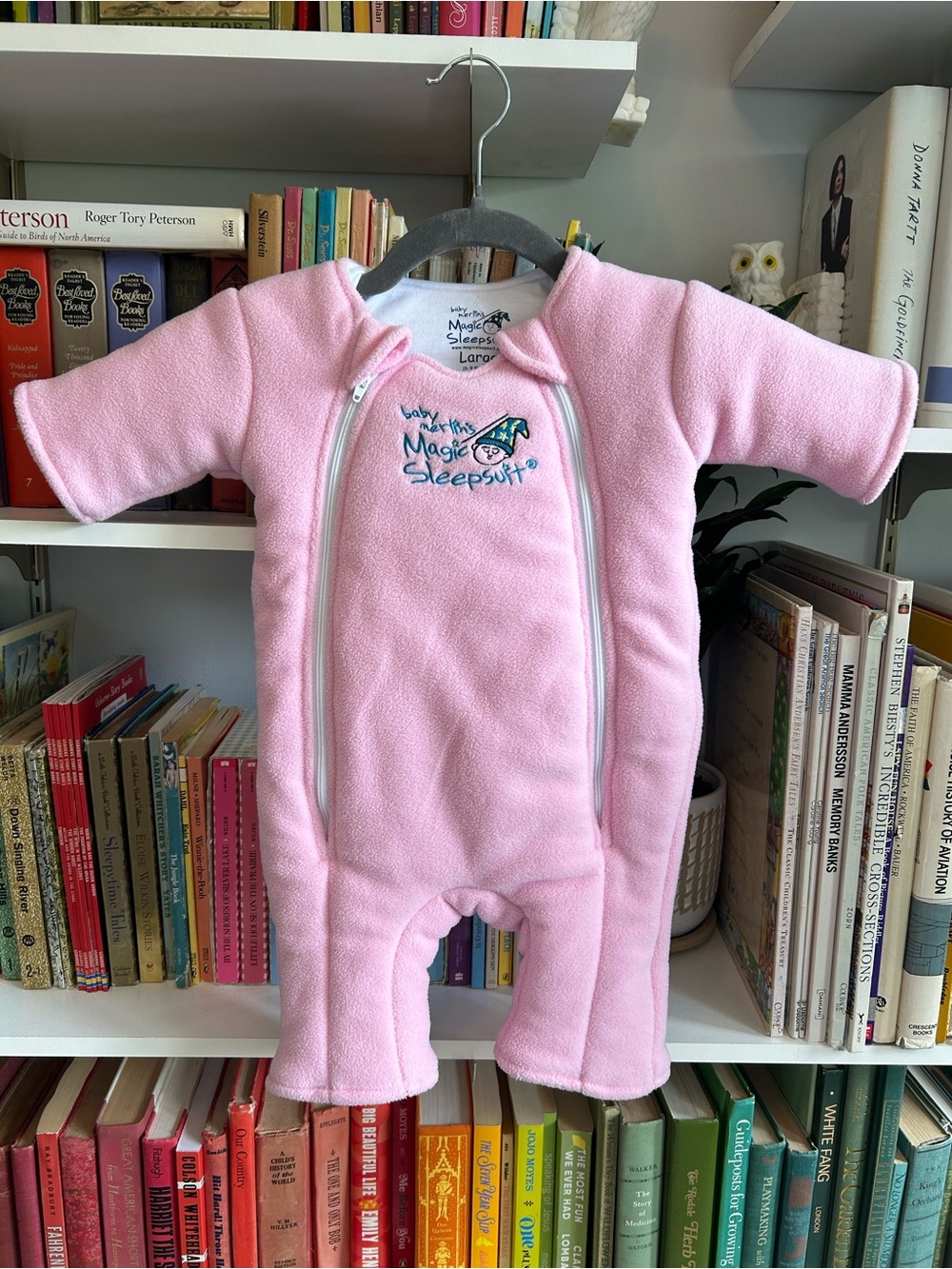 Baby Magic Sleepsuit in Pink Fleece - Cozy One-Piece Footie